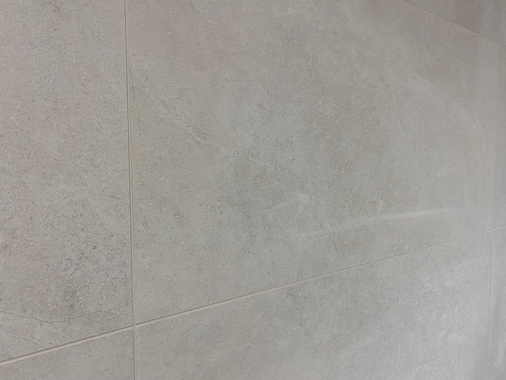 Tiles now grouted