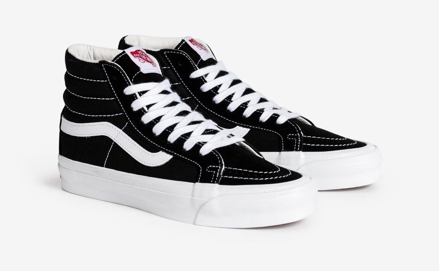 OG Sk8-HI LX Black | True White – Above The Clouds