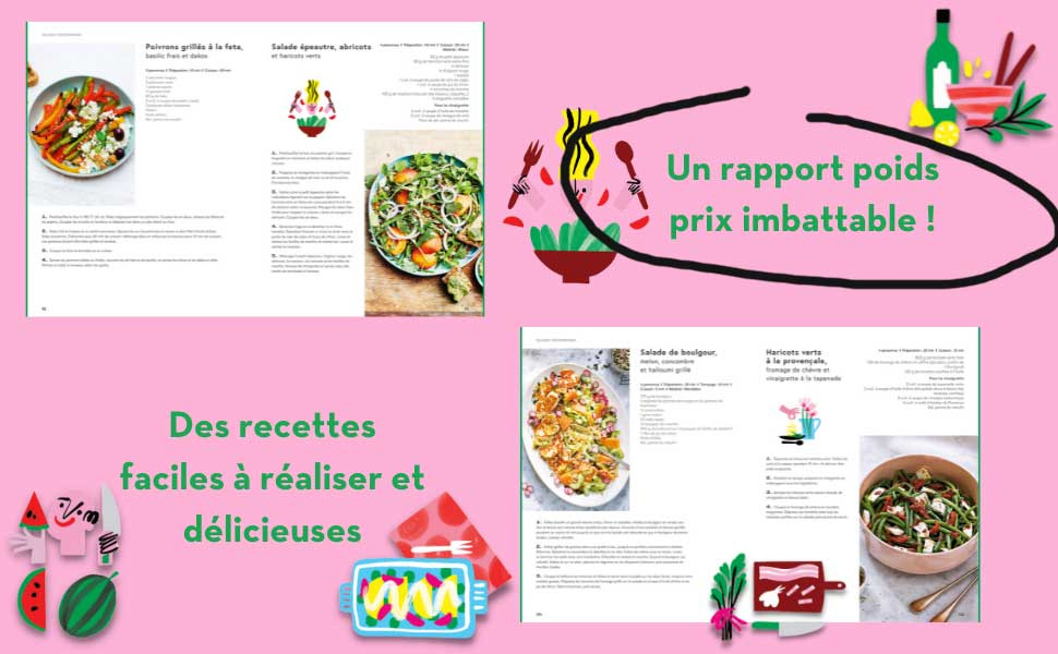 extrait présentation salades hachette livre de cuisine