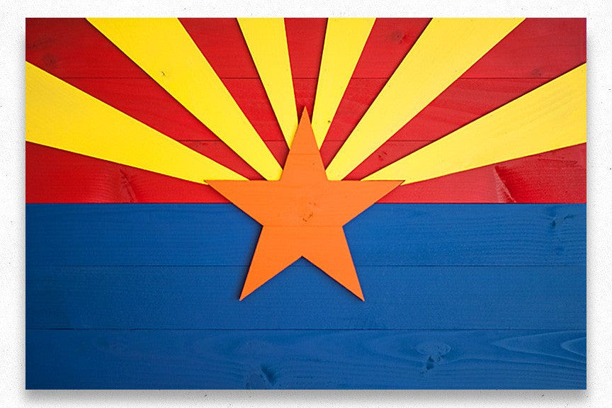 Arizona Wood Flag – Patriot Wood