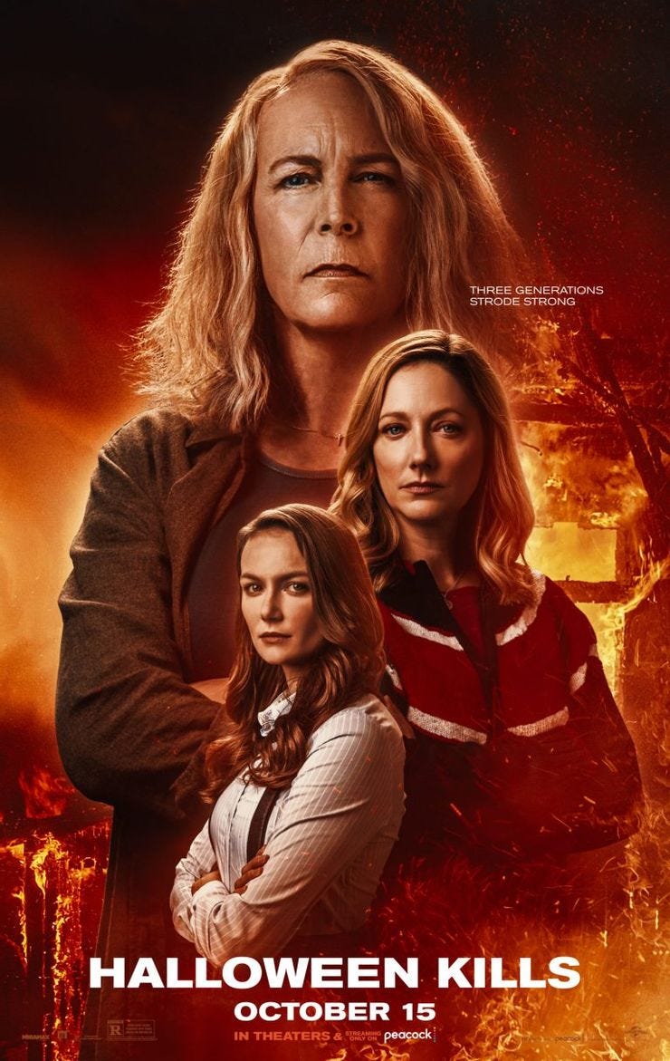 New Halloween Kills Posters Highlight 3 Generations of Strode Women