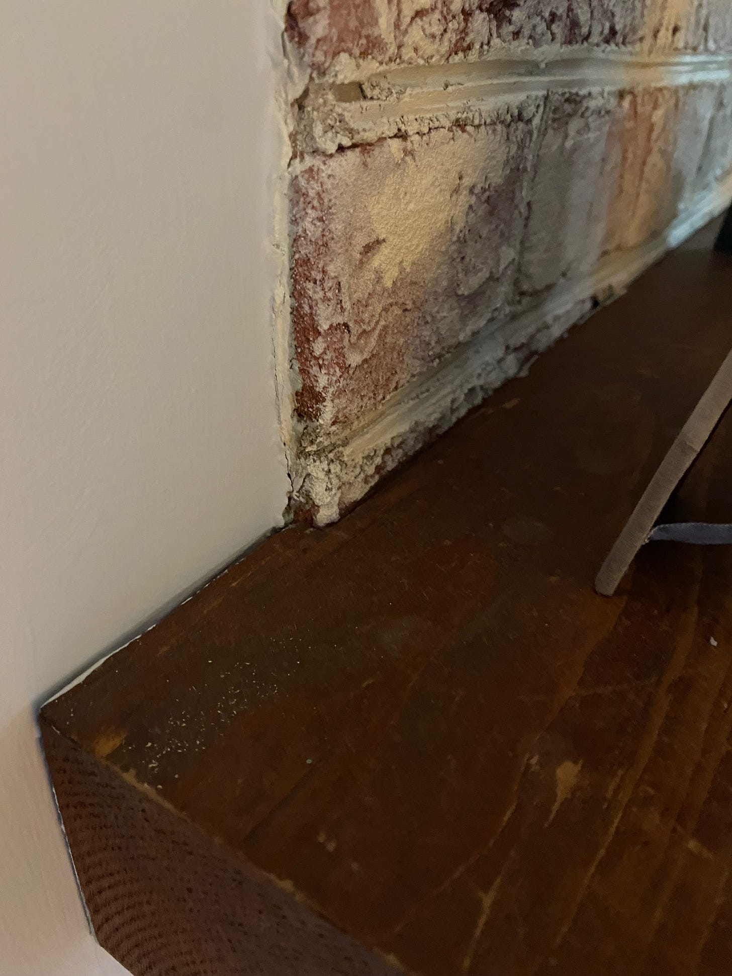 Close up of old mantle