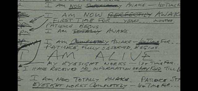 r/oddlyterrifying - Diary of Clive Wearing, a man with a 7 second memory. Clive is one of the worst cases of amnesia in the world.