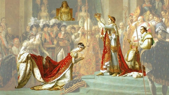 The Coronation of Napoleon (1807) by Jacques-Louis David - YouTube