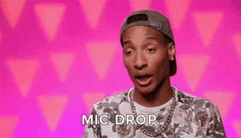 Drag Race Mic Drop GIF by RuPaul's Drag Race Drag Race Mic Drop GIF by RuPaul's Drag Race