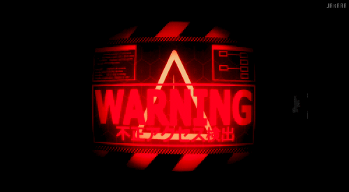 Warning GIF - Find on GIFER