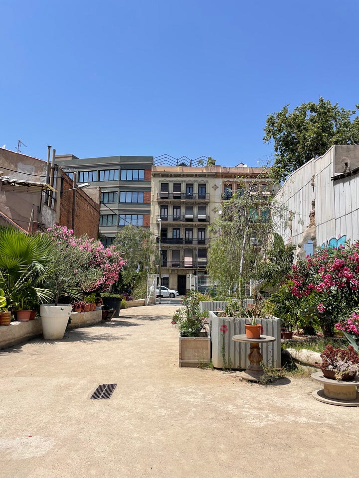 The Barcelona neighborhood of Poblenou