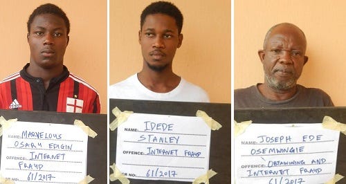 3 ‘yahoo yahoo’ boys Arrested By EFCC For N120 million Fraud In Ibadan ...