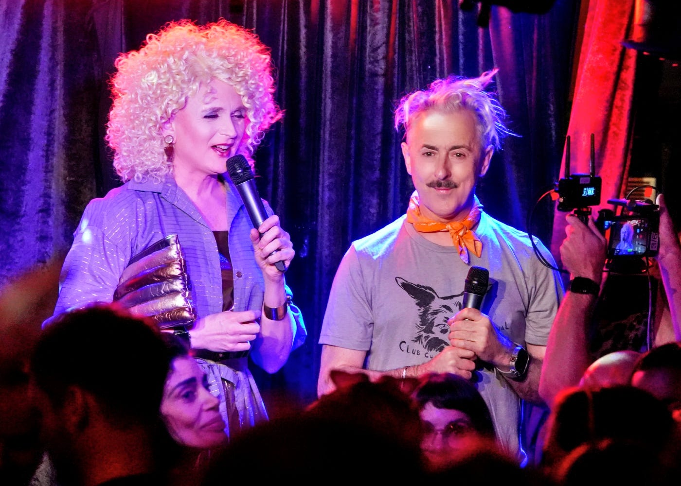 Brini Maxwell and Alan Cumming on Club Cumming