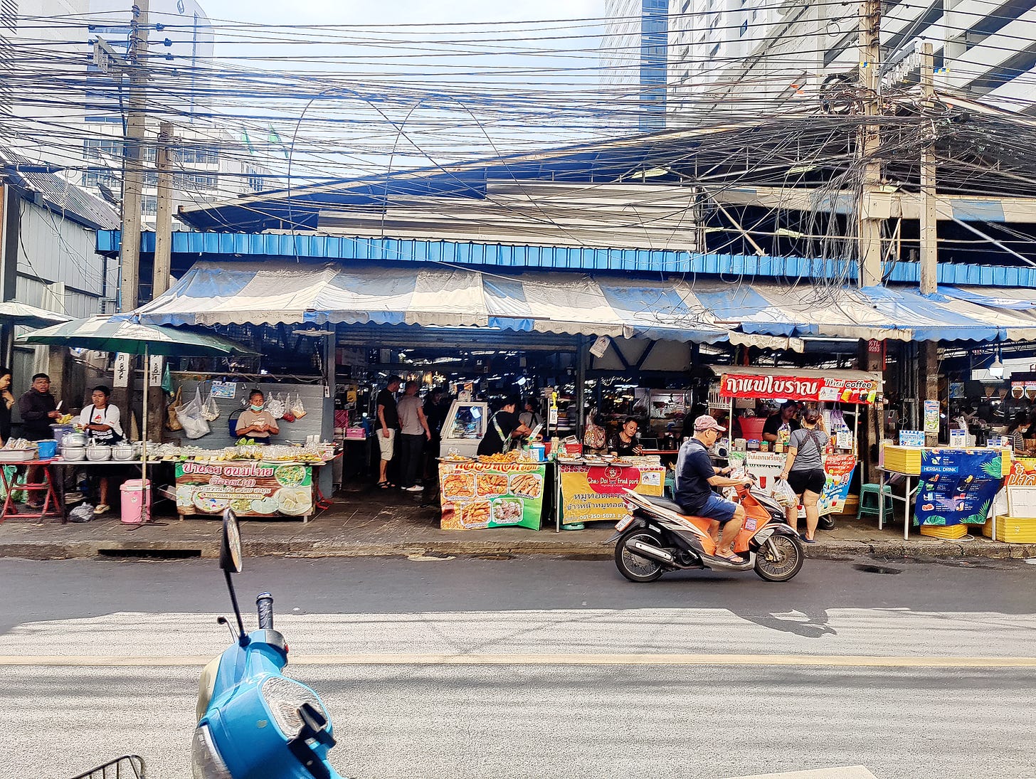 outside the Silom Food Market