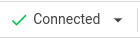 "Connect" button in the InstructPix2Pix Google Colab