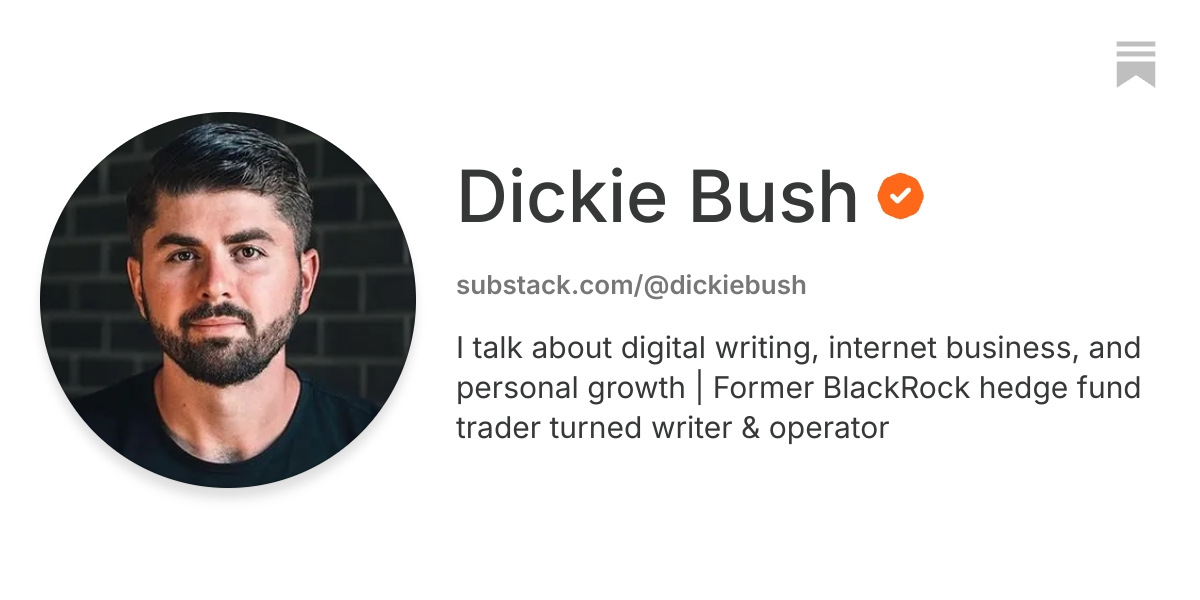 Dickie Bush | Substack