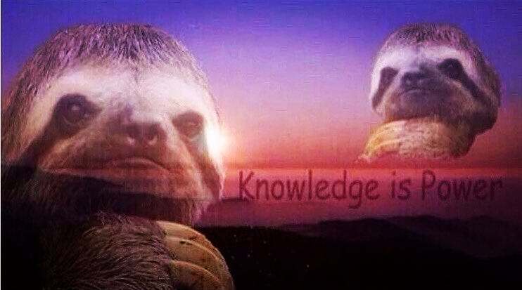 Knowledge is power 