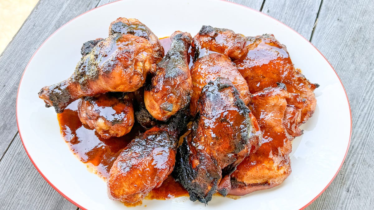 cookout chicken + mexican corn - by Caroline Chambers