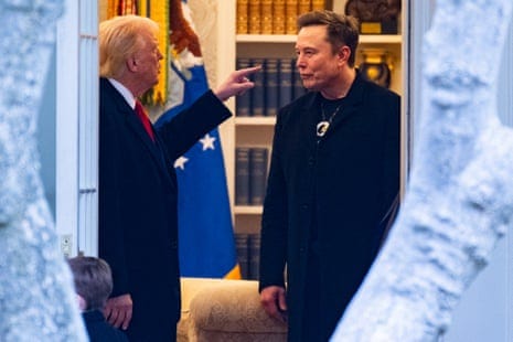 Impeachment, Epstein and bitter acrimony: Trump and Musk joust in  astonishing social media duel | Donald Trump | The Guardian