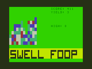 Screenshot of Swell Foop (TRS-80 CoCo, 2012) - MobyGames