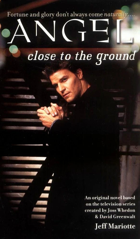 Book cover for the novel Angel: Close to the Ground Book cover for the novel Angel: Close to the Ground