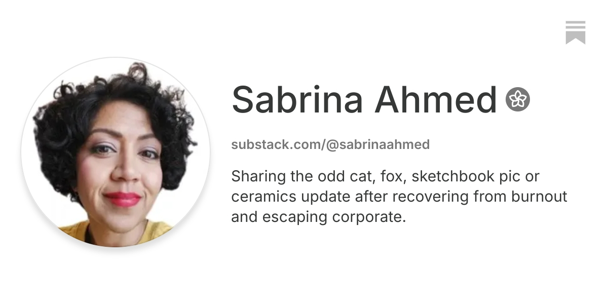 Sabrina Ahmed | Substack