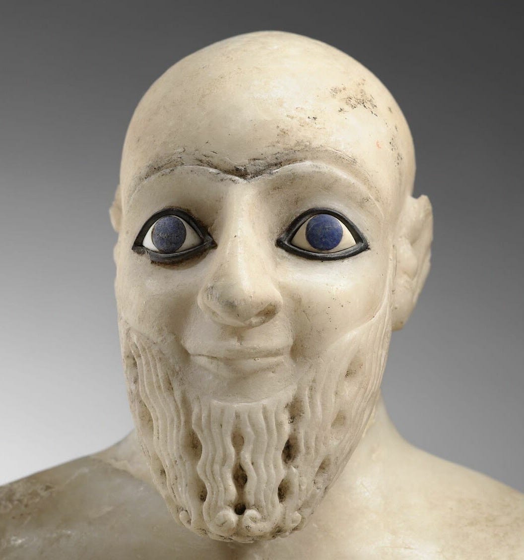 Nu-banda Ebih-Il, at about 4,500 years of age, a wise old man. Nu-banda Ebih-Il, at about 4,500 years of age, a wise old man.