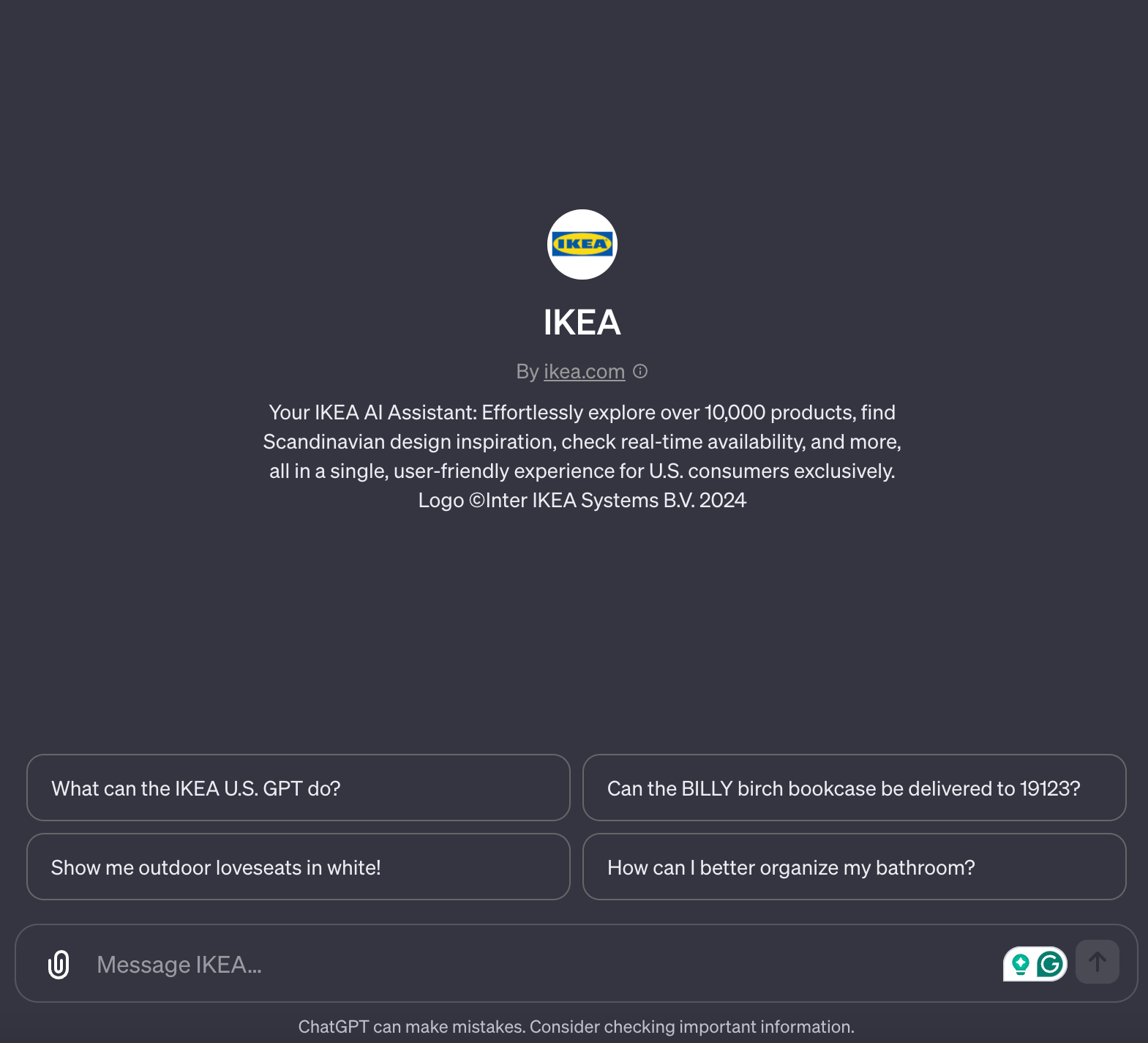 IKEA Introduces Generative AI Shopping Assistant in the OpenAI GPT