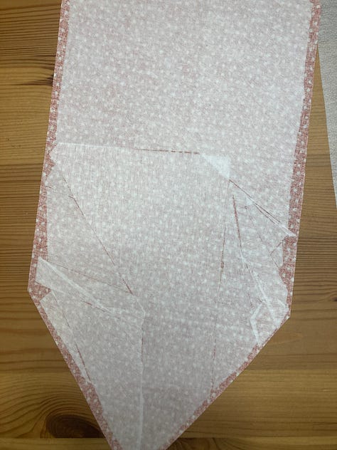 Pattern drawing, fabric, layout, and interfacing puzzles.