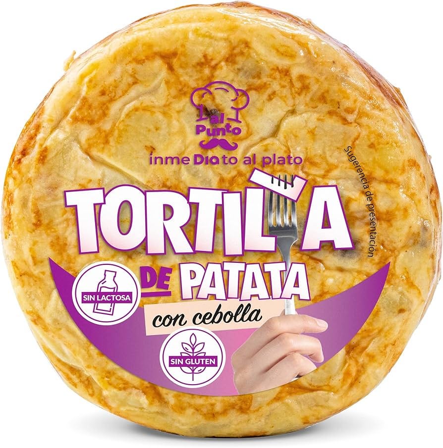 DIA AL PUNTO mini tortilla de patatas con cebolla envase 220 gr :  Amazon.es: Alimentación y bebidas