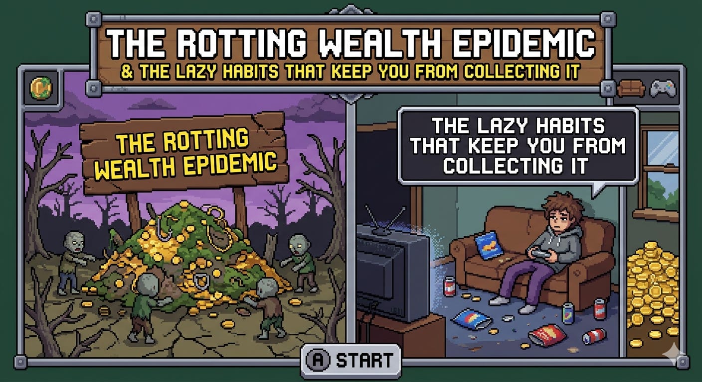 The Rotting Wealth Epidemic & The Lazy Habits That Keep You from Collecting It
