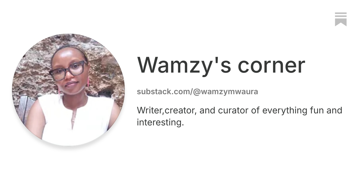 Wamzy's corner | Substack