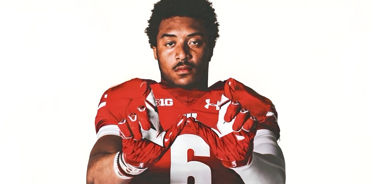 Wisconsin Badgers transfer edge Jayden Loftin.