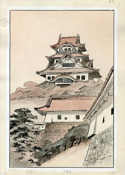 Original manga artwork by Goseki Kojima.