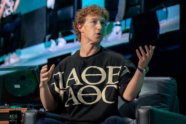 Mark Zuckerberg Adds T-Shirt Designer to His Resume. - The New York Times