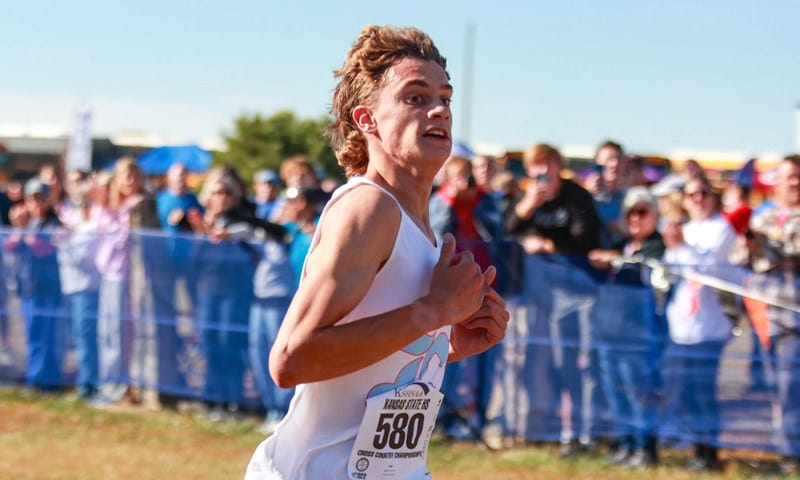A Wyatt' Performance: SM East's Haughton speeds past reigning champ to win  Class 6A individual, team titles - Kansas State High School Activities  Association