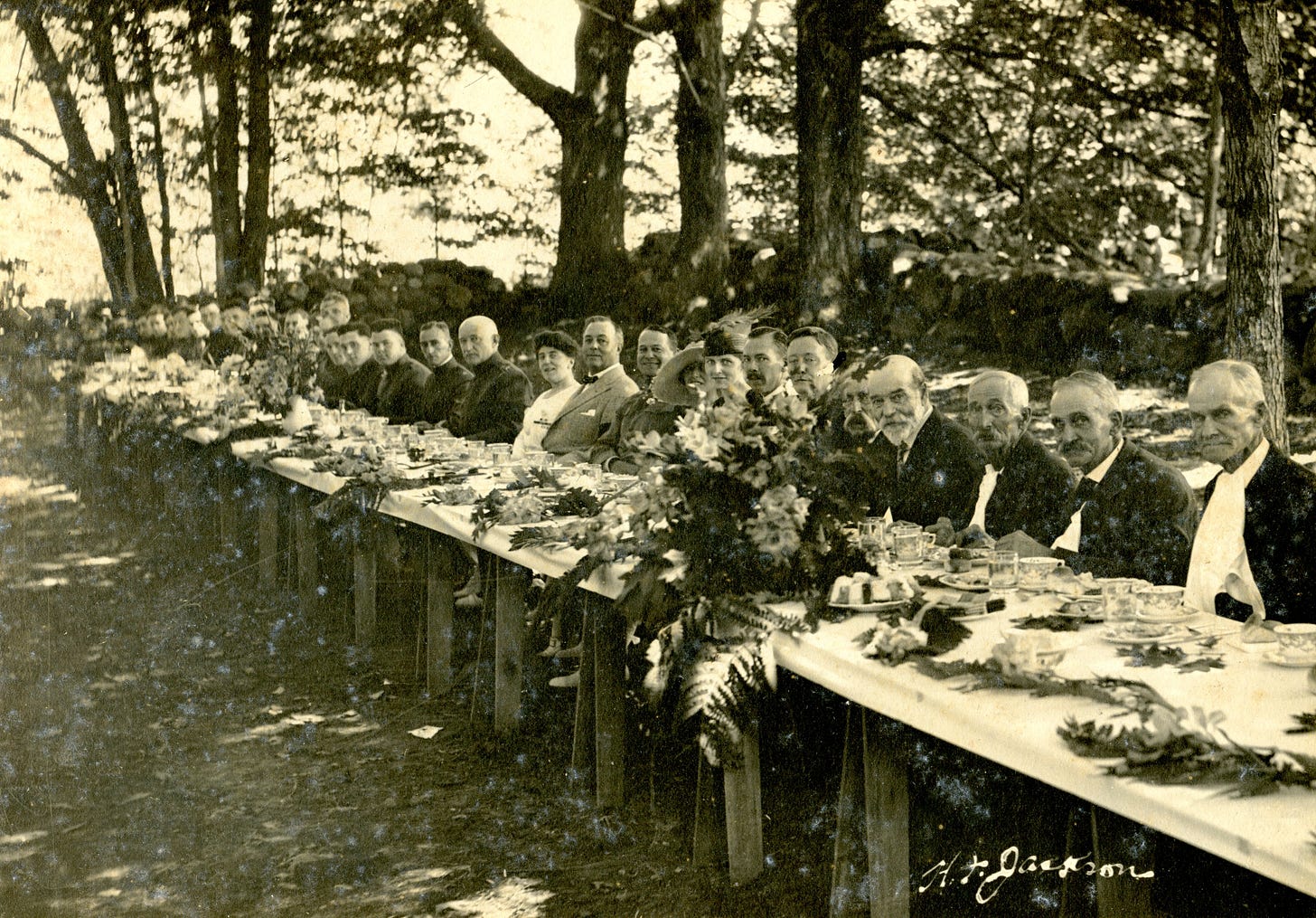 Head table at banquet