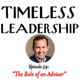 Episode 54: The Role of an Advisor