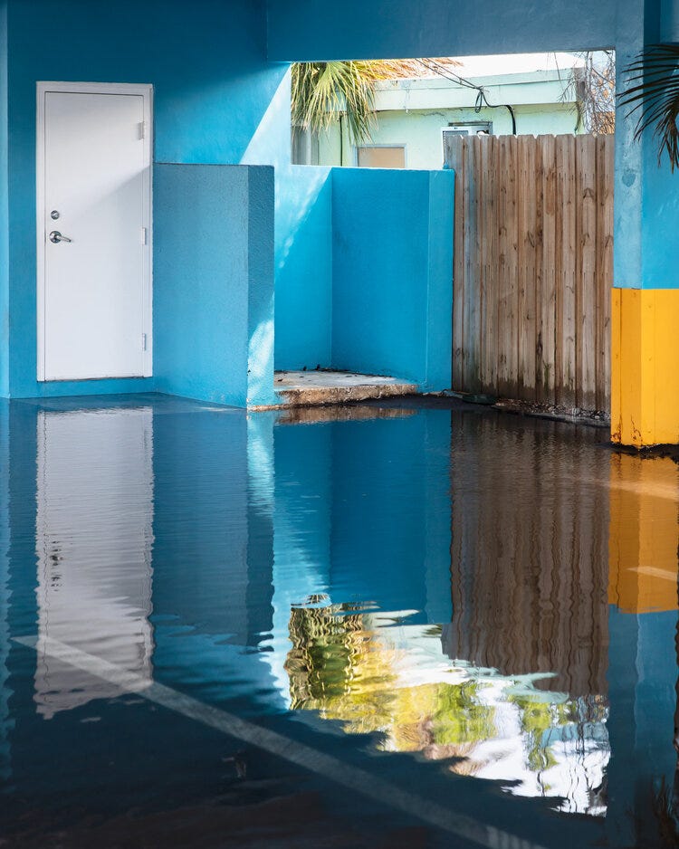 Blue Courtyard, Hollywood, 2019 Blue Courtyard, Hollywood, 2019