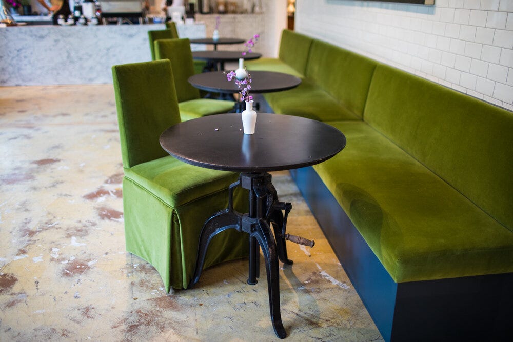 Detail from inside Sheep &amp; Meadow.