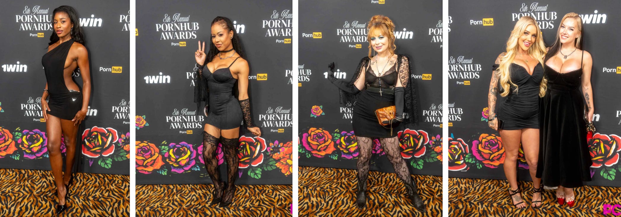 pornhub cocktail dress HOLLYWOOD, CA - OCTOBER 11: Carmen Caliente arrives for the 2nd Annual PornHub Awards on October 11 2019 in Los Angeles California. (Photo by Glenn F Stock Photo