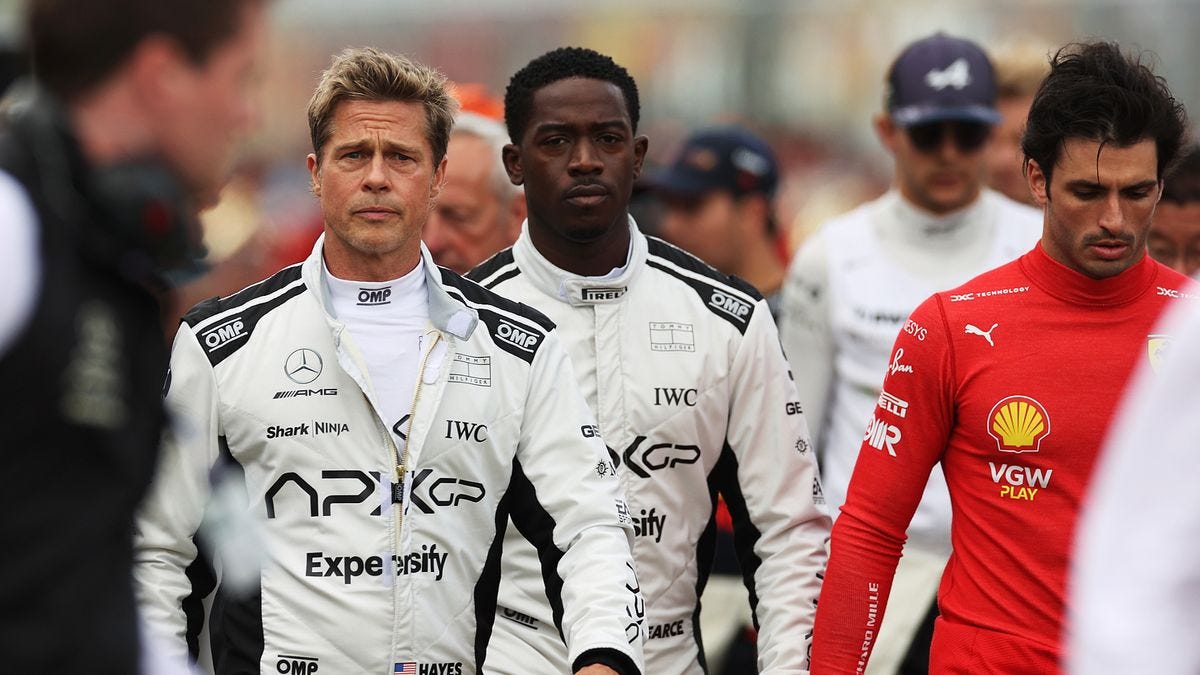Schedule for Brad Pitt F1 movie changed just one week after British GP ...