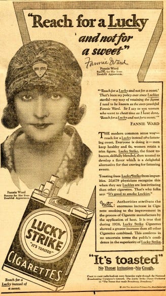Advertising Battlefield: Cigarettes v. Candy – Another Century