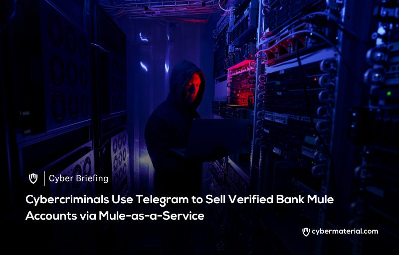 Telegram Channels Offering Verified Bank Mule Accounts