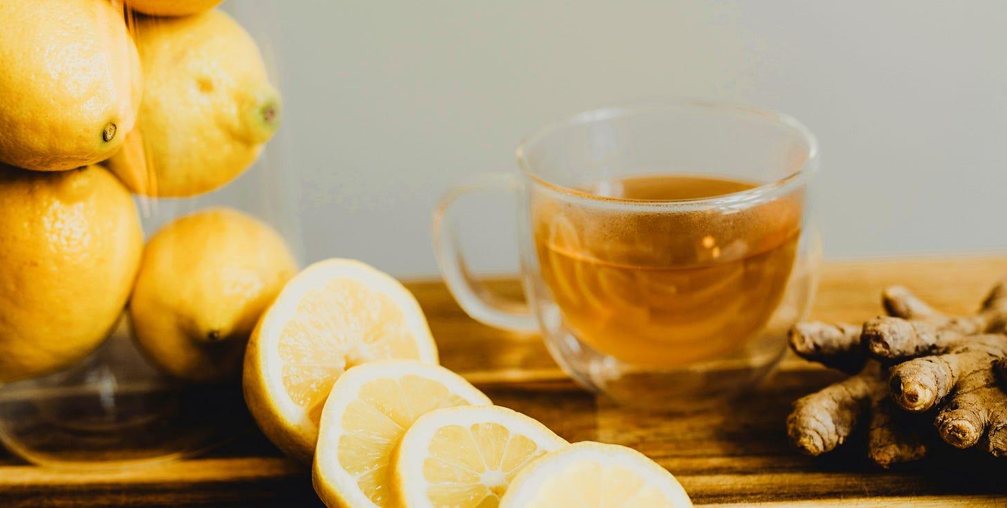lemon ginger tea