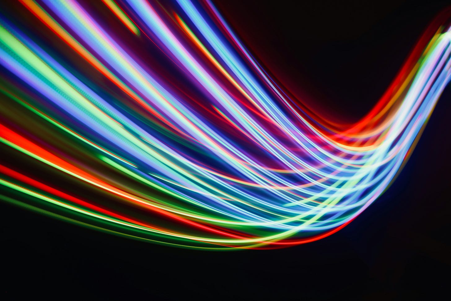Bending Neon Light Rays Bending Neon Light Rays