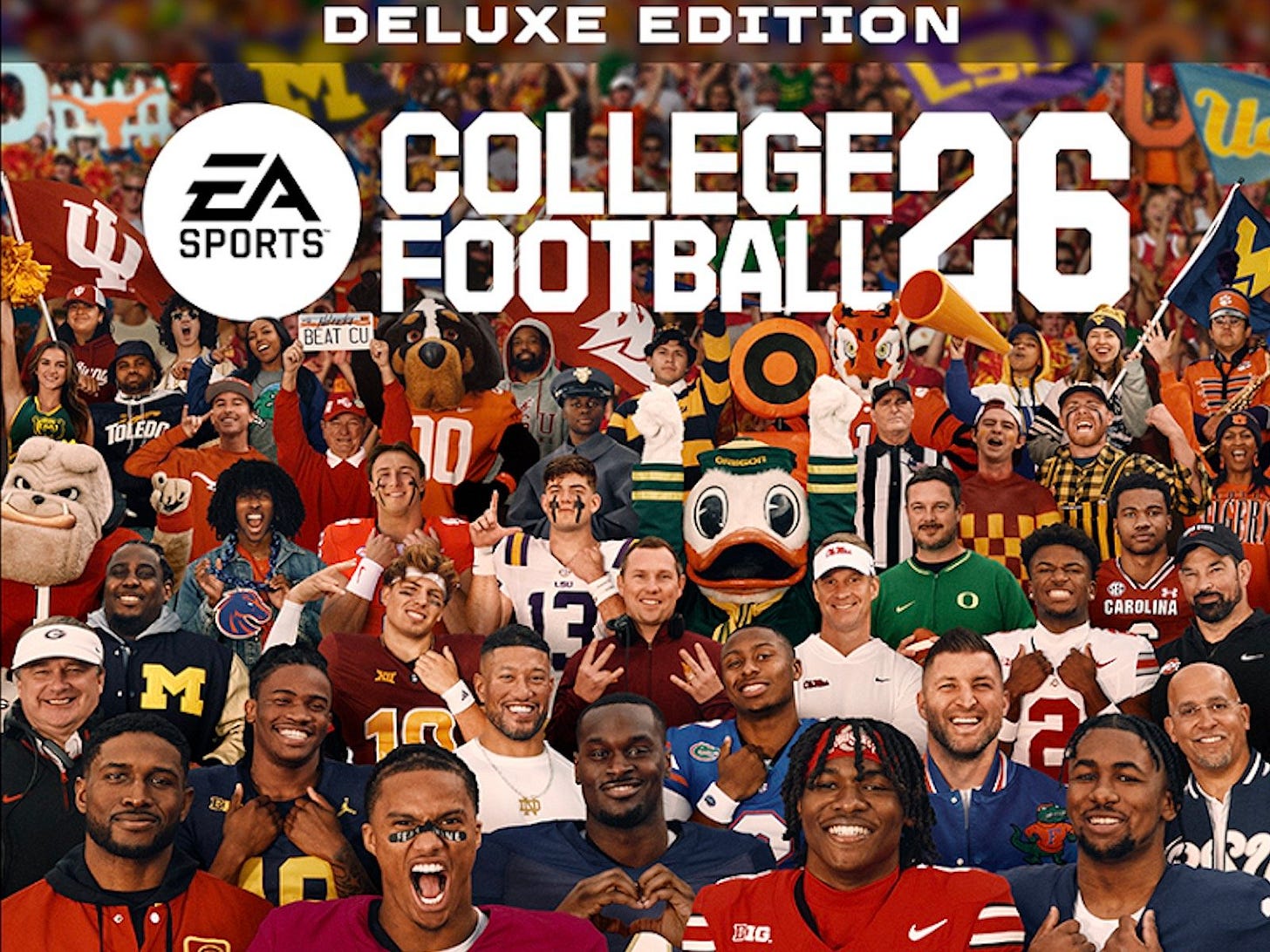 EA Sports College Football 26: Here's your jam-packed cover art and release  date drop — Attack The Culture