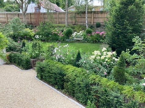 View of Cottage Garden planting