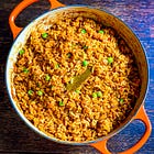 Jollof and Peas for you to tuck into!