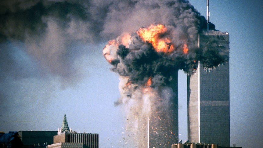 As the twin towers burned on September 11, hundreds of people became  trapped in narrow stairwells - ABC News