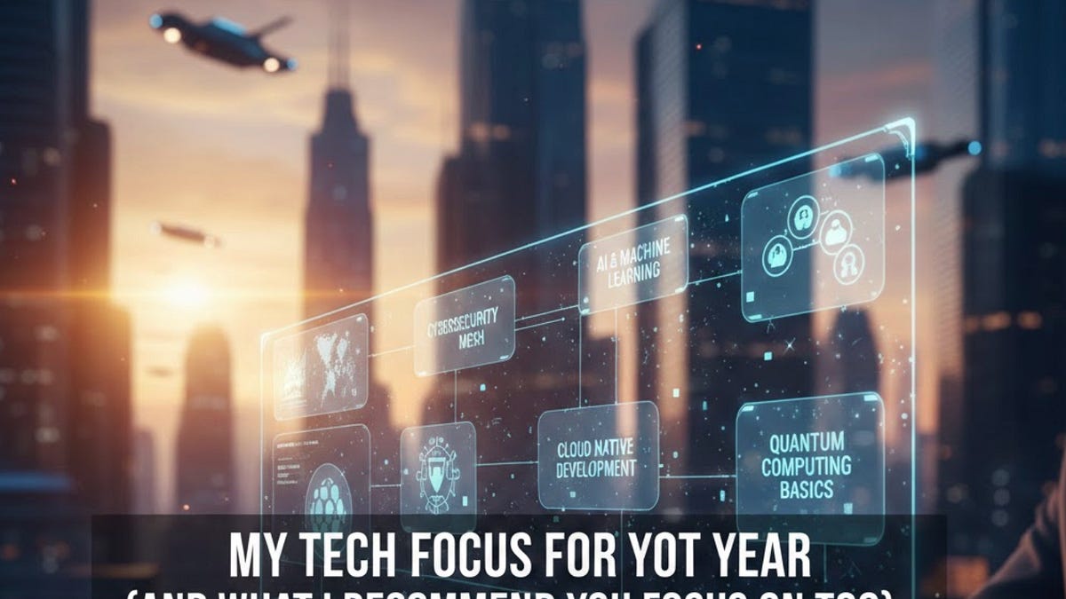 My Tech Focus for 2026 (and What I Recommend You Focus On Too)