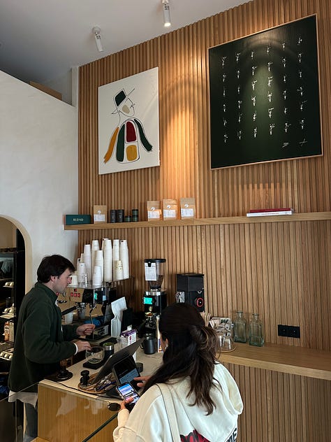 left: Buna; middle: left: Buna Coffee; right: Hola Coffee Lagasca; right: Toma Cafe 1