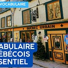 Vocabulaire québécois essentiel