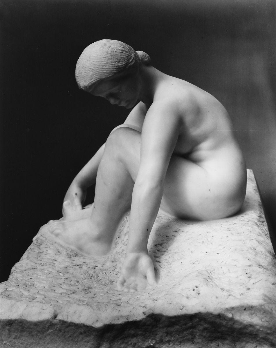 Beside the Sea, Auguste Rodin (French, Paris 1840–1917 Meudon), Marble, French 